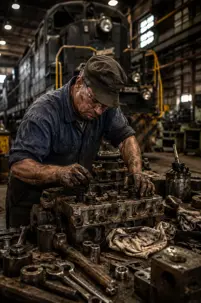 The Hidden Hazard in the Engine House: How Locomotive Maintenance Exposed Machinists to Asbestos Dust